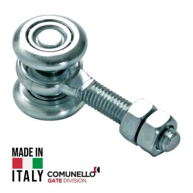 Carrello 2 ruote piccolo ø 24 zincato 2p