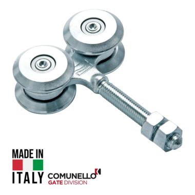 Carrello 4 ruote medio ø 44 zincato 4c