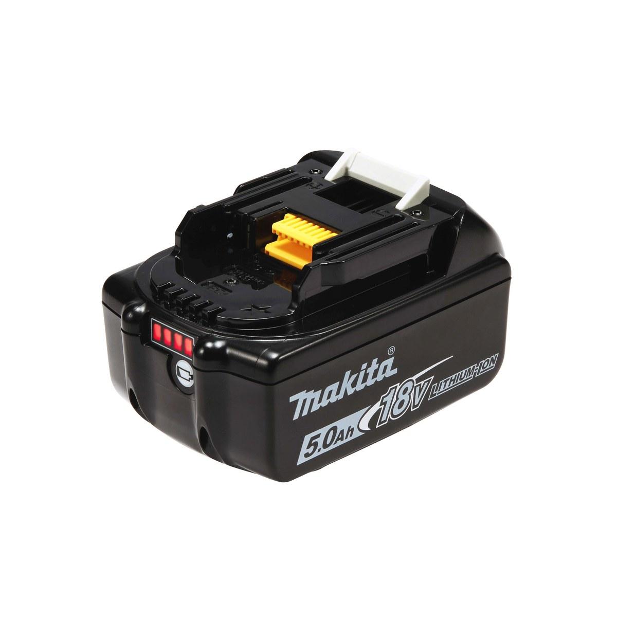 MAKITA BATTERIA 18V CON INDICATORE DI CARICA LED 5Ah BL1850B