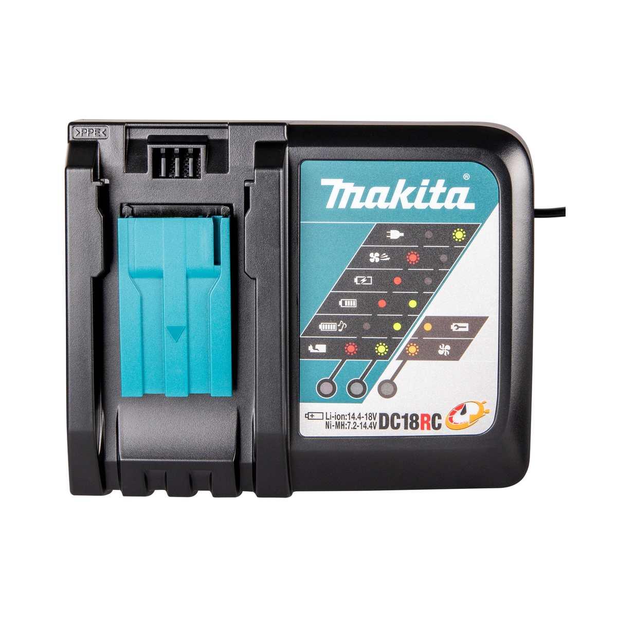Makita caricatore rapido 18v caricabatterie dc18rc
