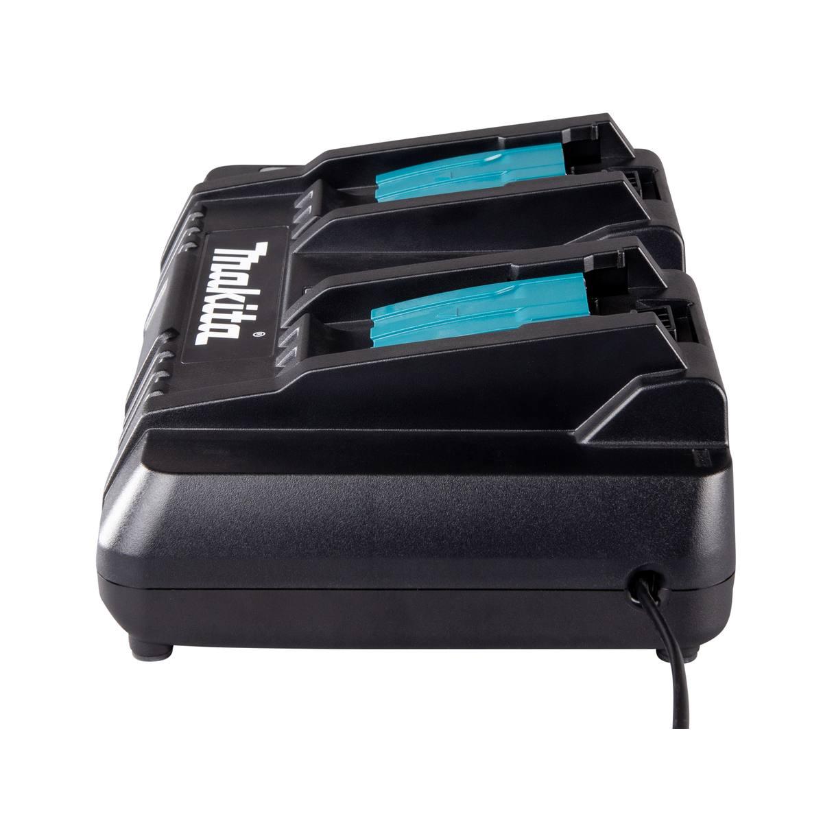 Makita caricatore rapido 18v doppia slot caricabatterie dc18rd