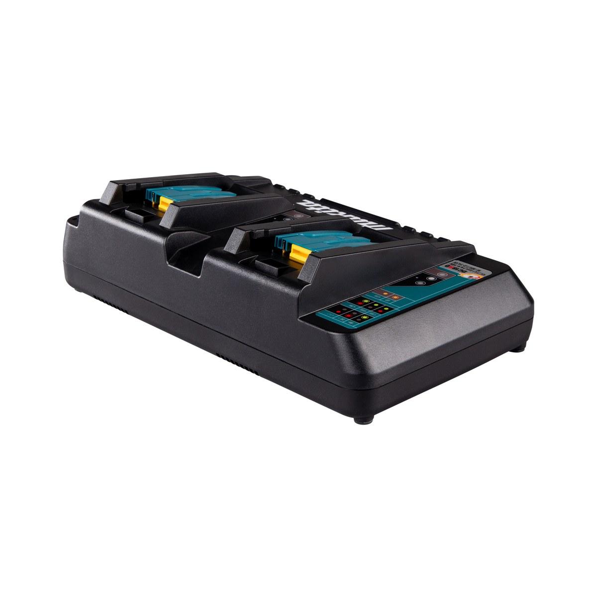 Makita caricatore rapido 18v doppia slot caricabatterie dc18rd