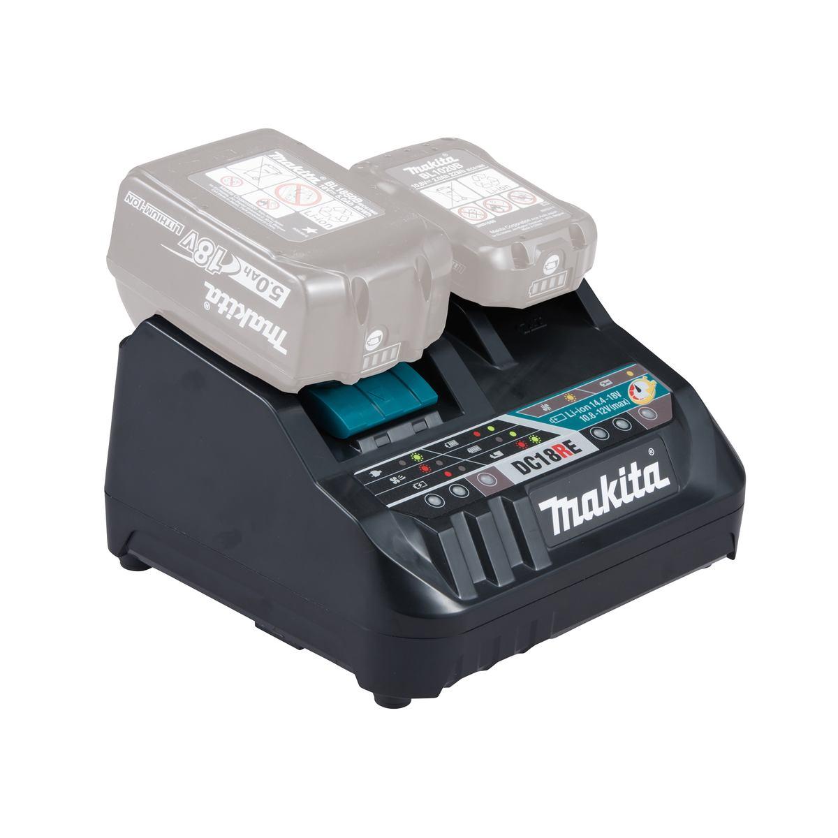 Makita caricatore rapido 12v 14v 18v doppia slot triplo voltaggio dc18re