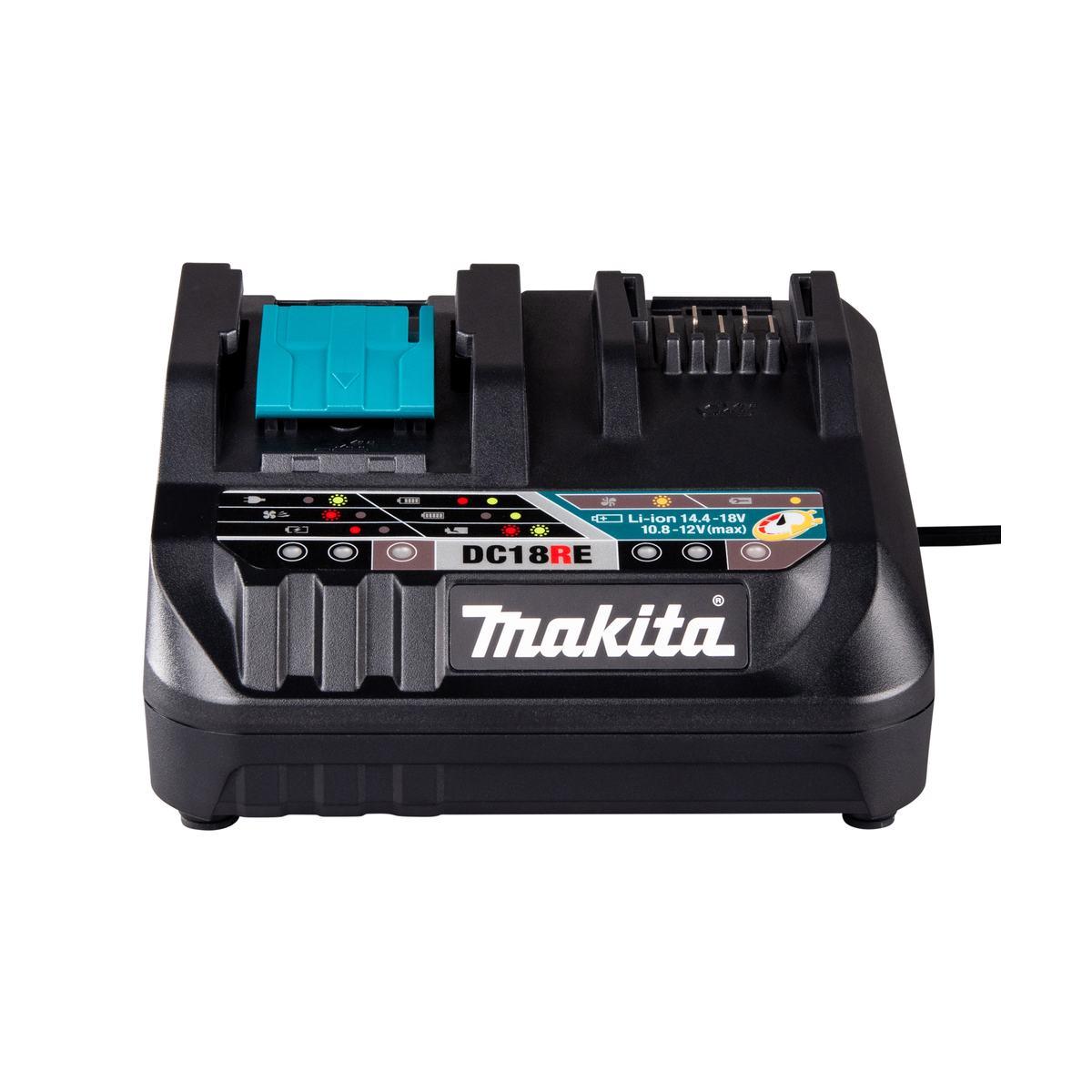 Makita caricatore rapido 12v 14v 18v doppia slot triplo voltaggio dc18re