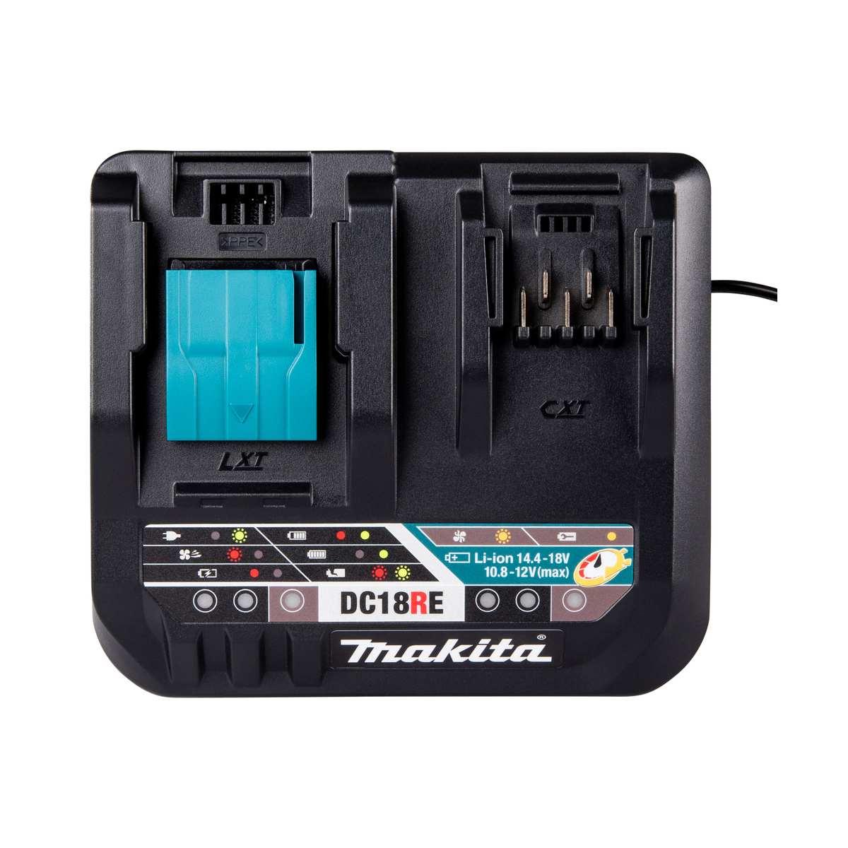 Makita caricatore rapido 12v 14v 18v doppia slot triplo voltaggio dc18re