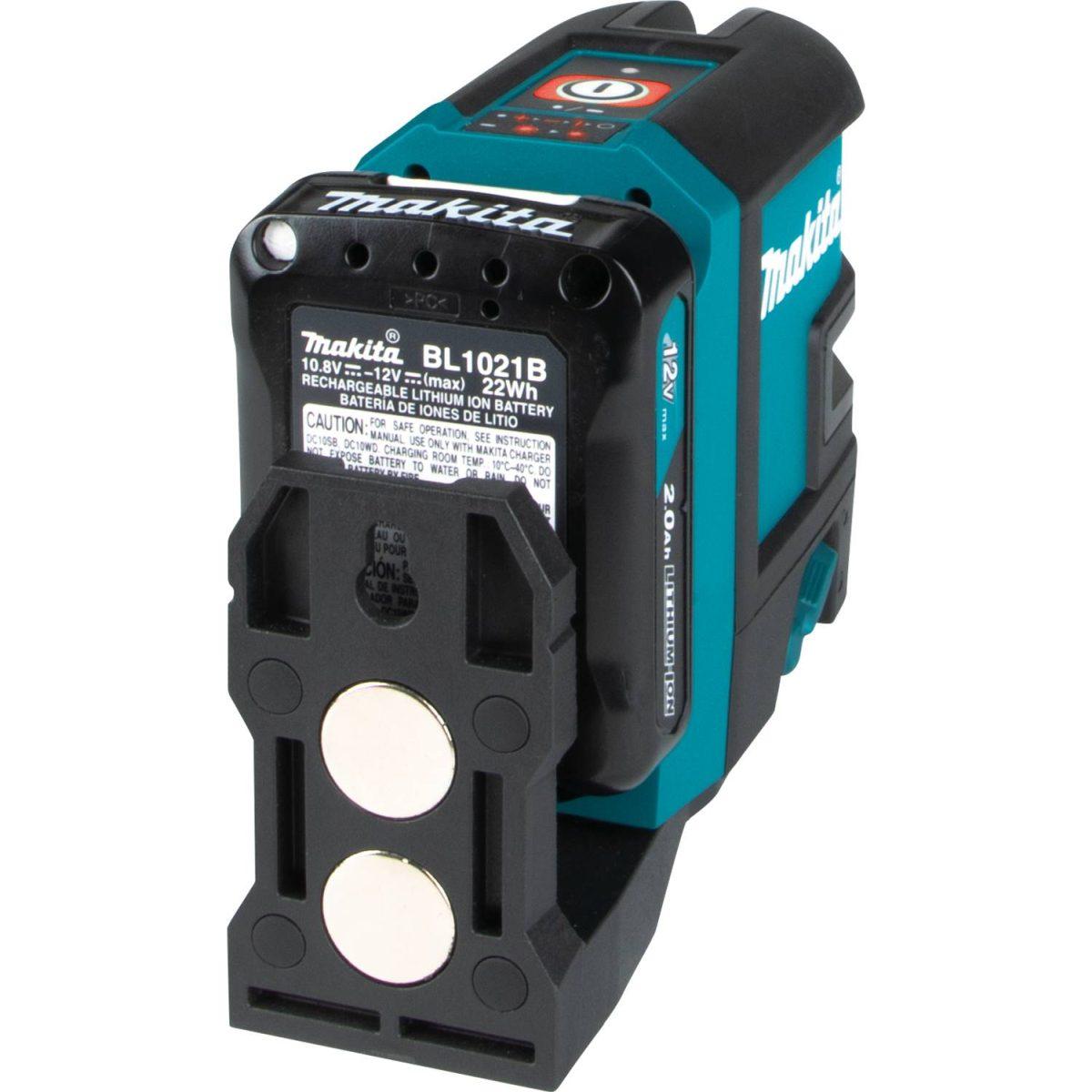 Makita livella laser a batteria 12v 2 linee sk105dz solo corpo in borsa con cavalletto