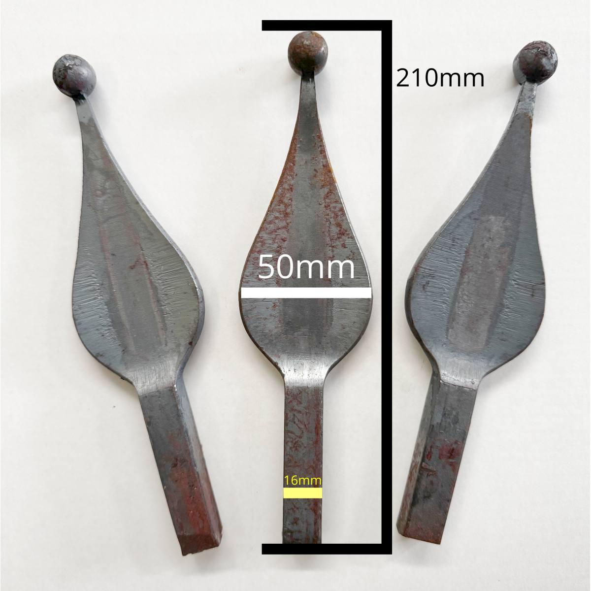 Lancia goccia quadro 16 con pallina h210