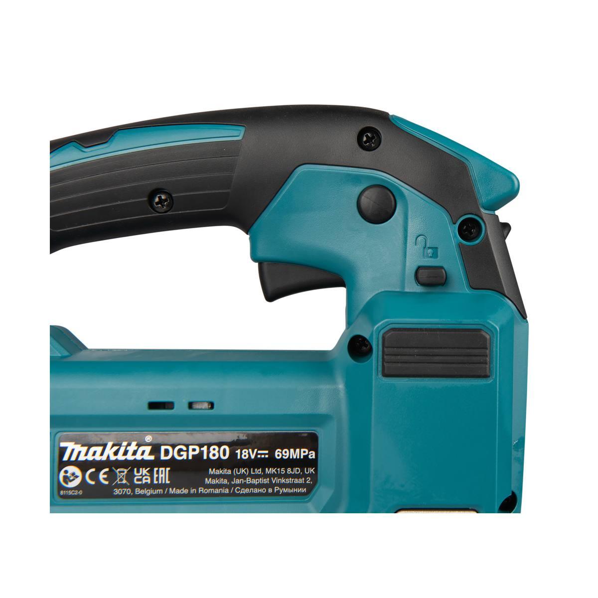 Makita pistola per grasso a batteria 18v dgp180z solo corpo