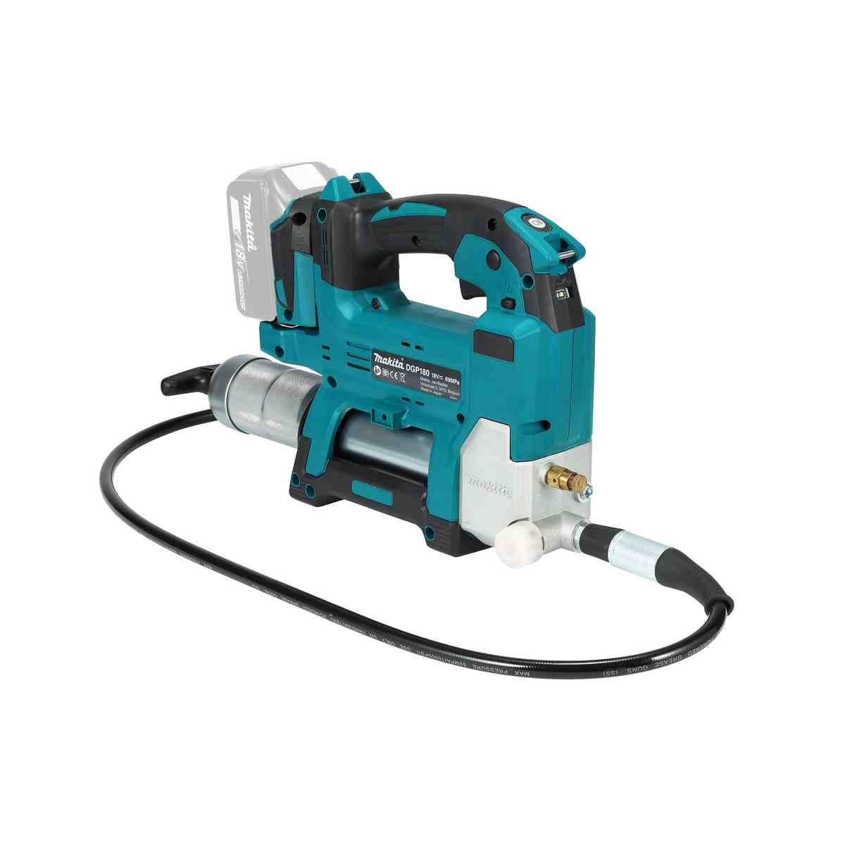 Makita pistola per grasso a batteria 18v dgp180z solo corpo