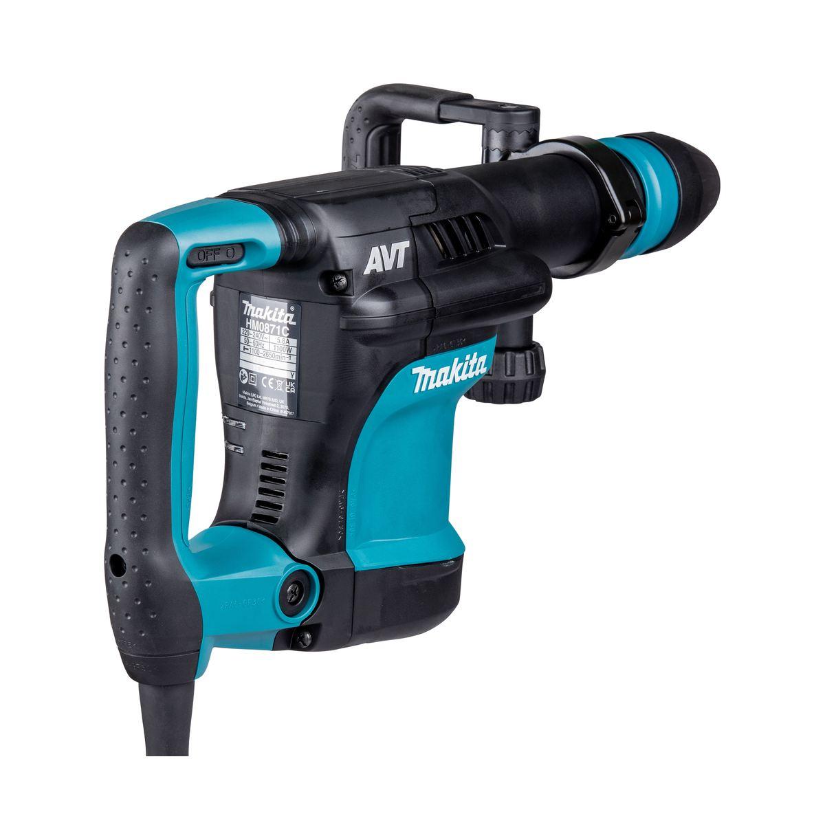Makita martello demolitore sds-max 1100w 8,1j hm0871c
