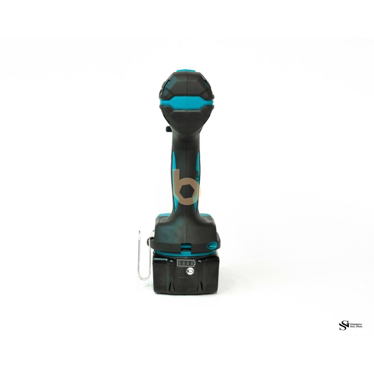 MAKITA DHP485RTJ TRAPANO A PERCUSSIONE 18V BRUSHLESS KIT 2 BATTERIE 5Ah BL1850 CON CARICATORE E VALIGIA MAKPAC