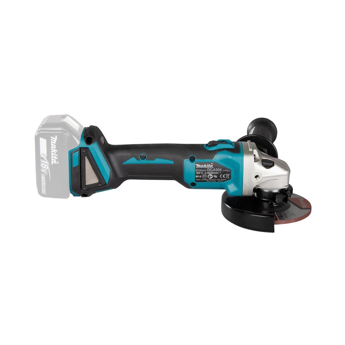 Makita dga504z smerigliatrice angolare a batteria 18v solo corpo