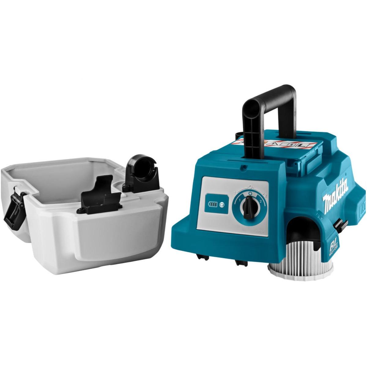 Makita  aspirapolvere portatile a batteria 18v brushless dvc750lzx1 solo corpo