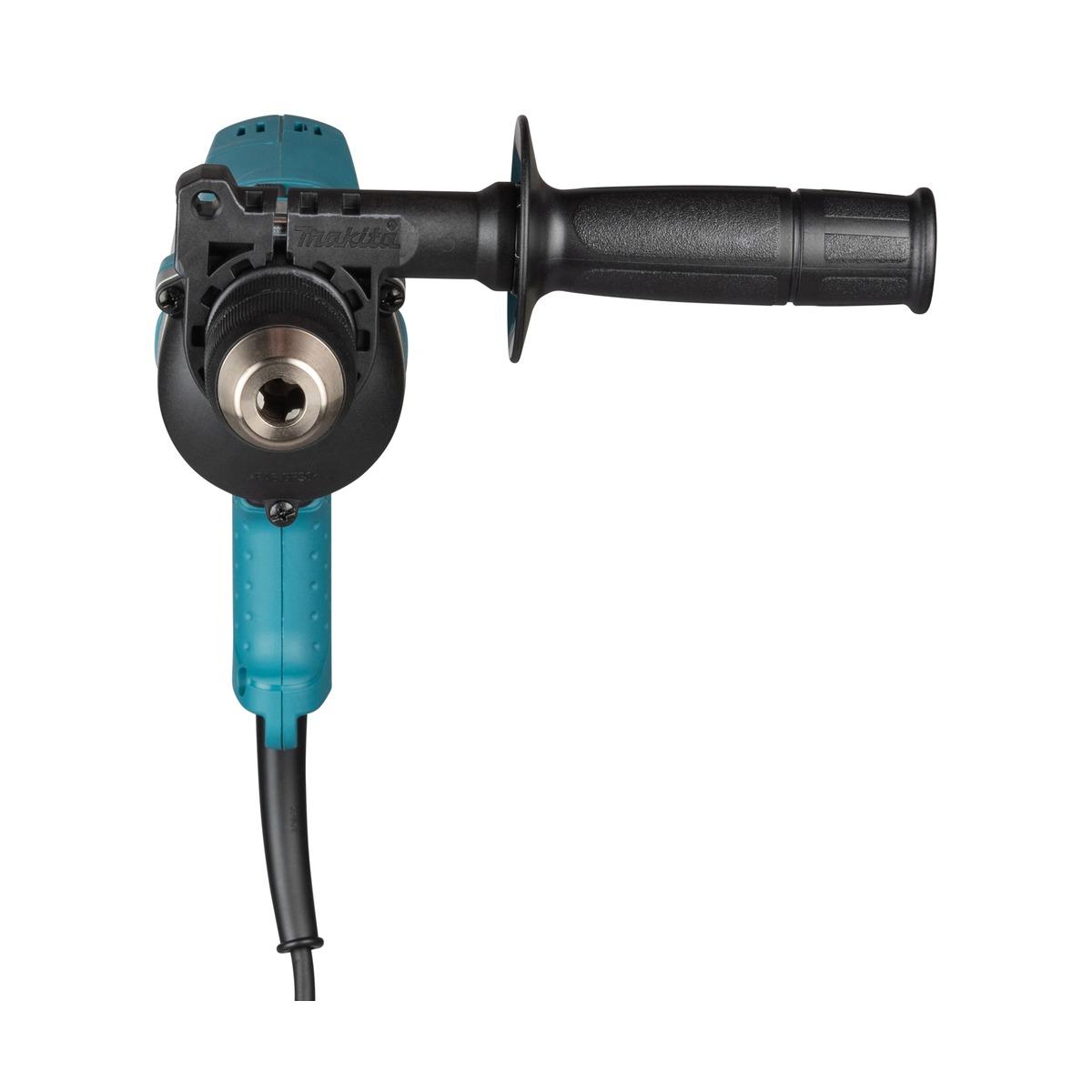 Makita trapano elettrico a percussione 710w hp1631kx3 con 74 accessori