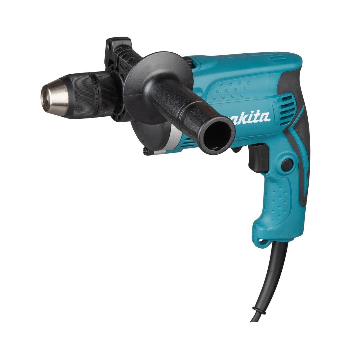 Makita trapano elettrico a percussione 710w hp1631kx3 con 74 accessori