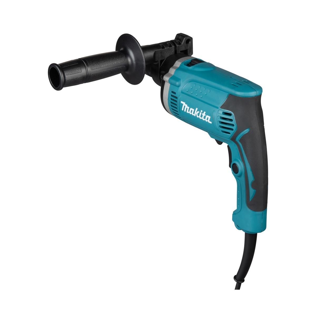 Makita trapano elettrico a percussione 710w hp1631kx3 con 74 accessori