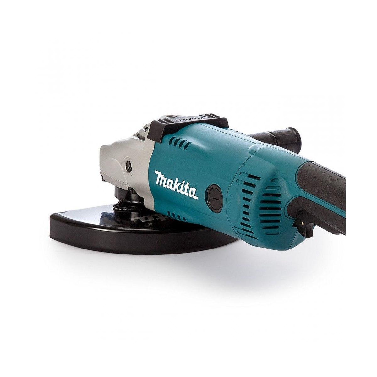 MAKITA SMERIGLIATRICE ANGOLARE ø 230mm 2200W GA9020KD IN VALIGIA CON DISCO DIAMANTATO INCLUSO
