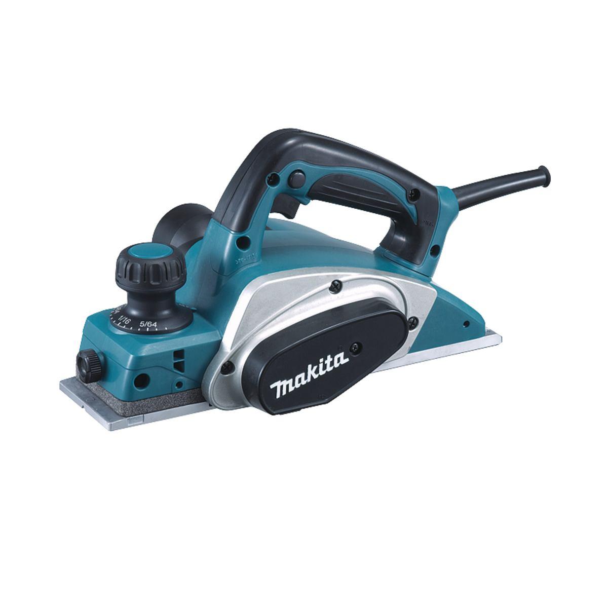 MAKITA PIALLA PER LEGNO 620W LAMA 82mm KP0800J IN VALIGIA MAKPAC