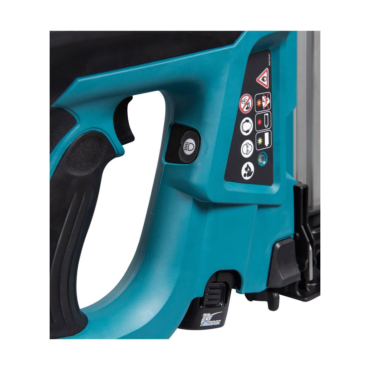 MAKITA CHIODATRICE A GAS PER CALCESTRUZZO GN420CLSE 15-40mm CON 2 BATTERIE 1Ah 7,2V