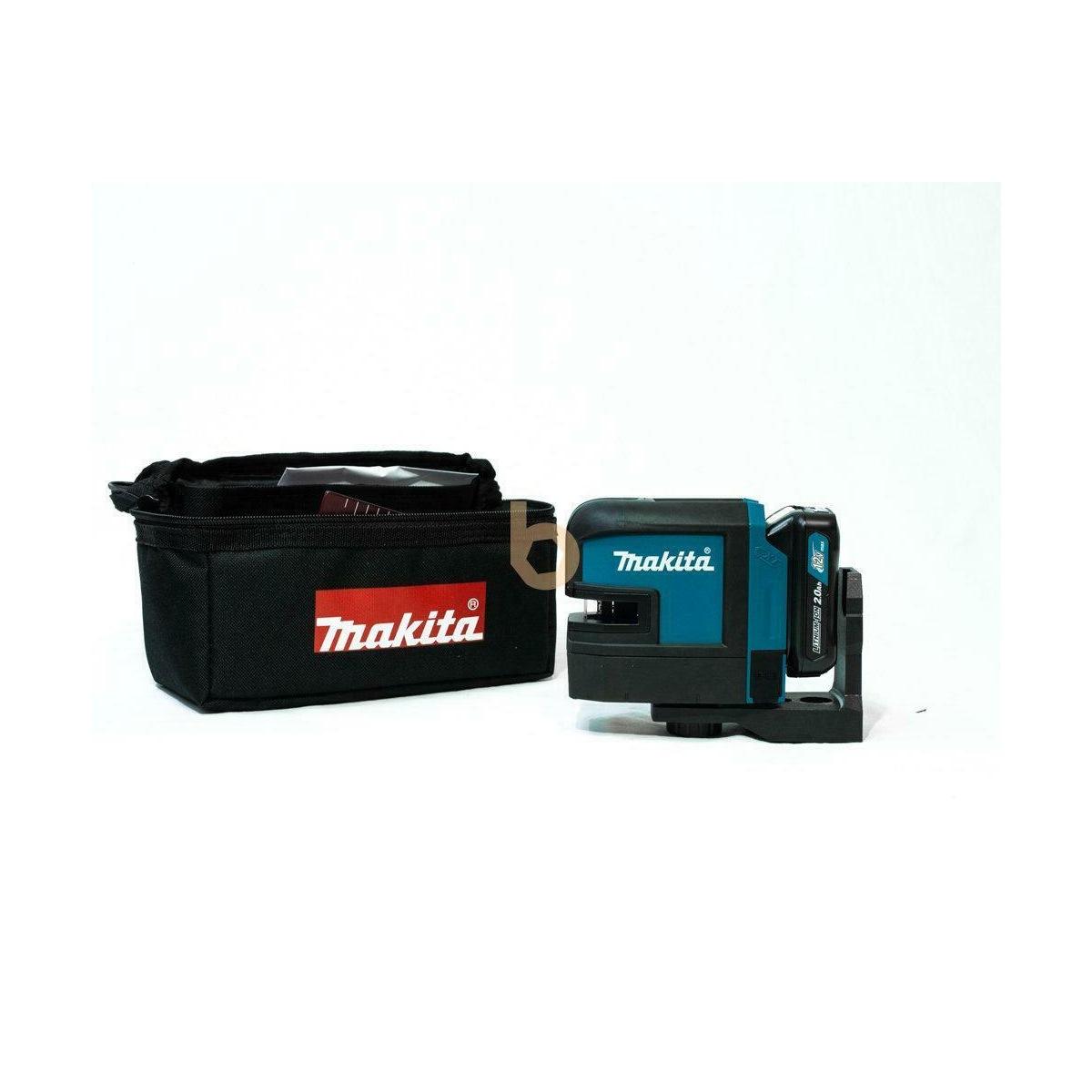 MAKITA LIVELLA LASER A 2 LINEE SK105DZ KIT TREPPIEDE 1 BATTERIA 2Ah BL1021B CON CARICATORE