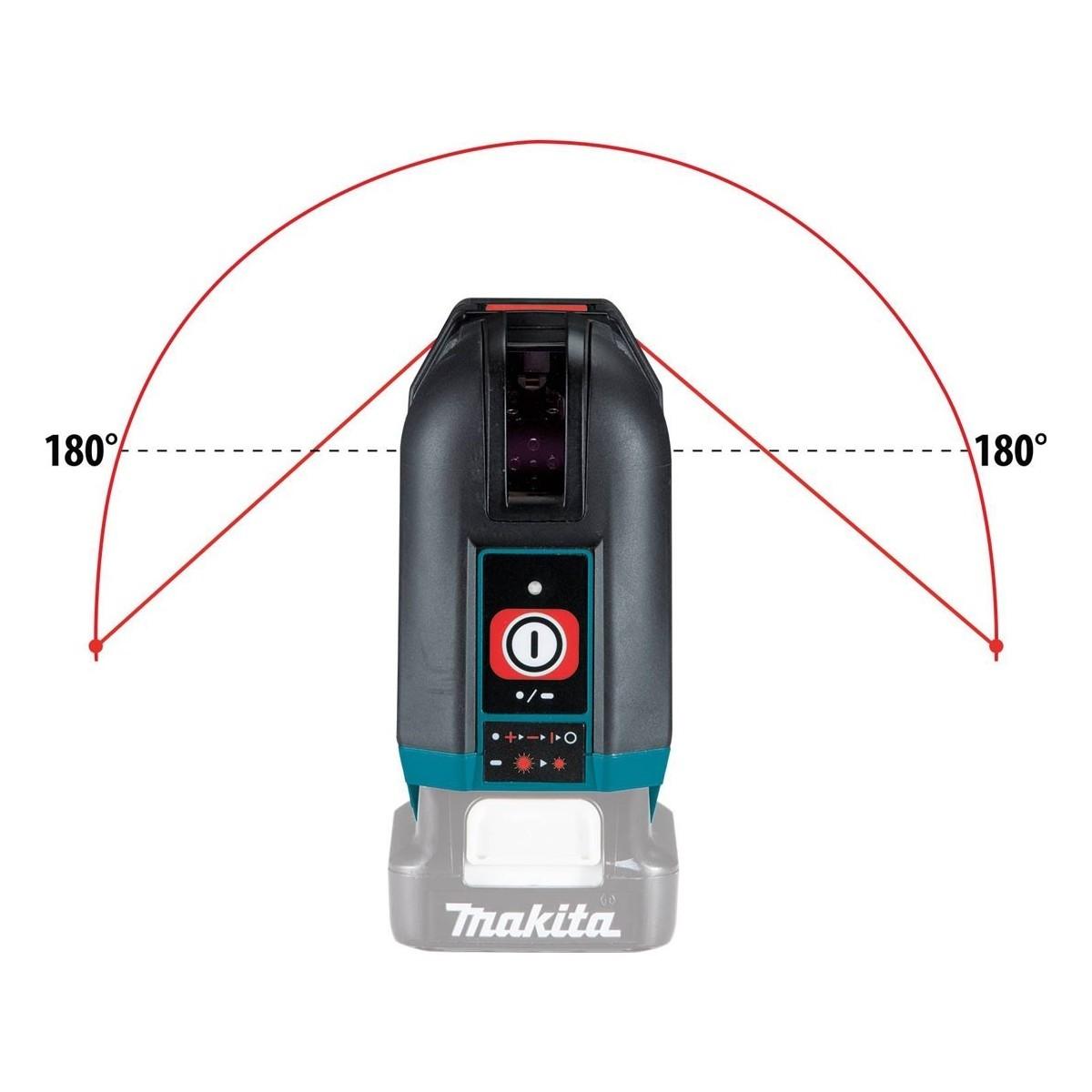 MAKITA LIVELLA LASER A 2 LINEE SK105DZ KIT TREPPIEDE 1 BATTERIA 2Ah BL1021B CON CARICATORE