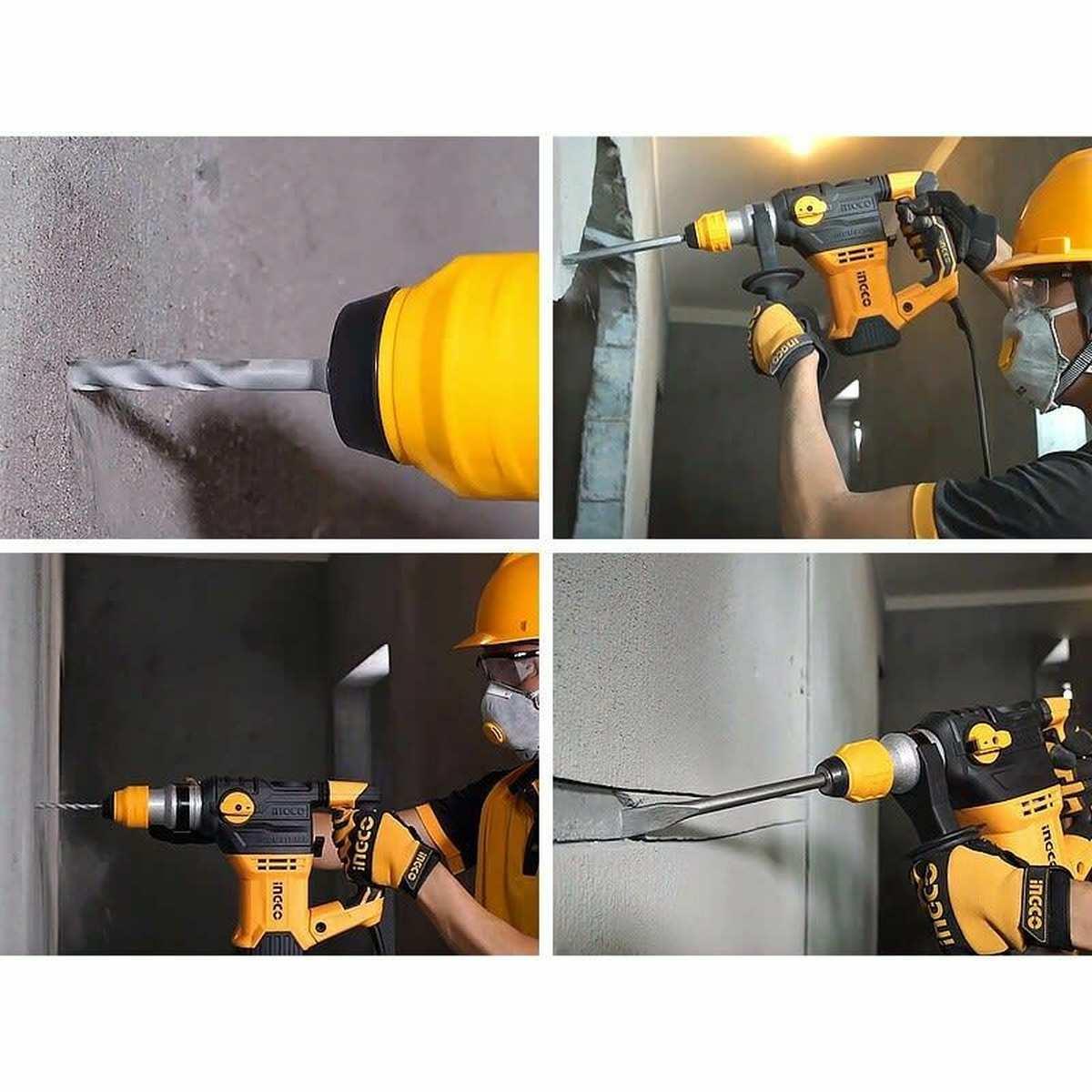 Ingco martello demolitore sds-plus 1500w 5,5j rh150028