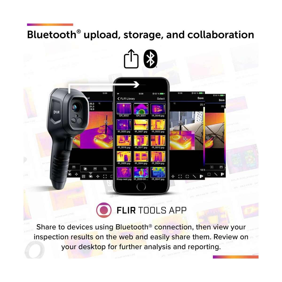Flir termocamera infrarossi tg267 19.200 pixel  -25°c/+380°c bluetooth  e torcia led integrata