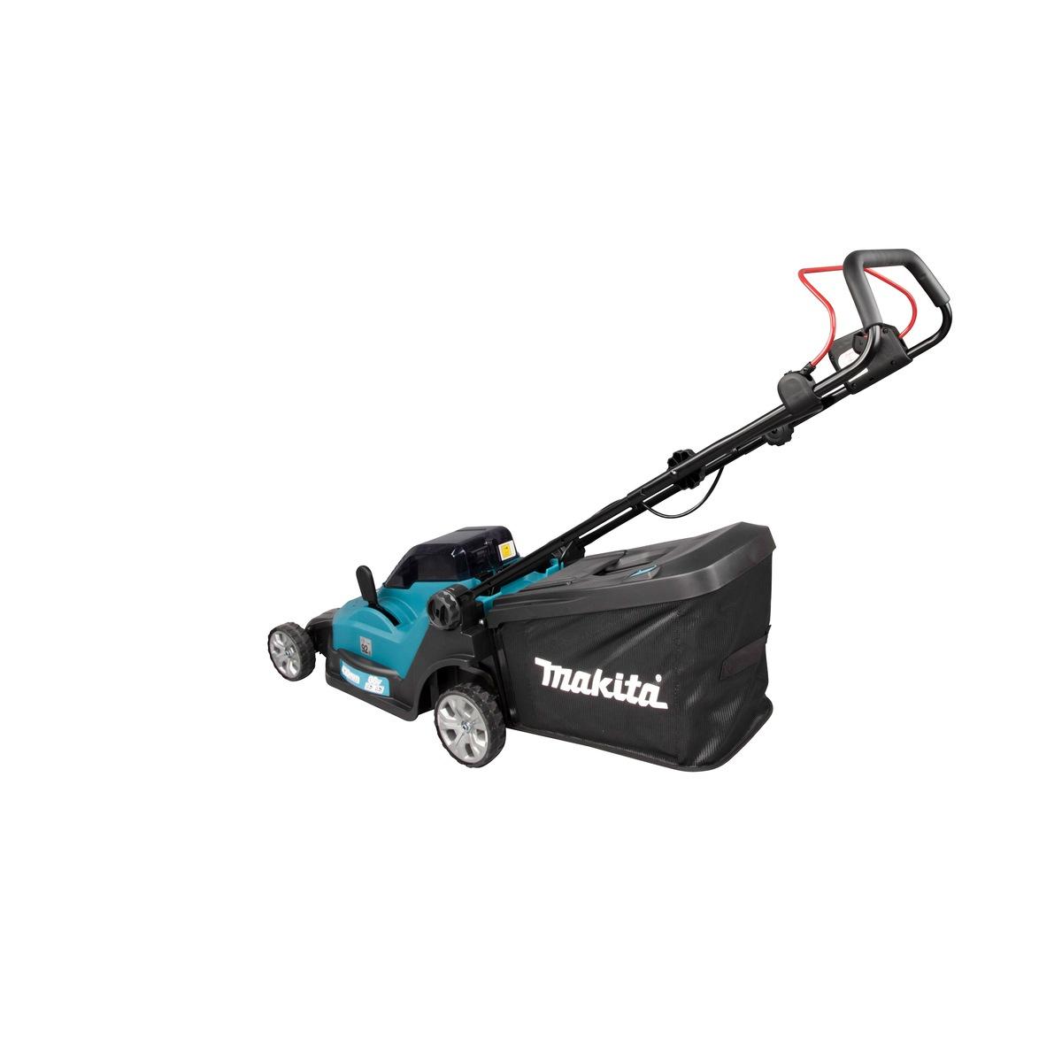 MAKITA RASAERBA BATTERIA 36V (18Vx2) 430mm 13 POSIZIONI DI TAGLIO 20-75mm SOLO CORPO MACCHINA DLM432Z