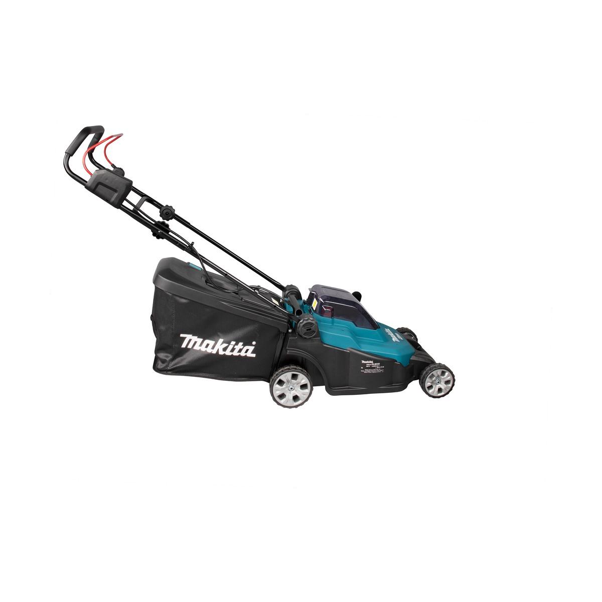 MAKITA RASAERBA BATTERIA 36V (18Vx2) 430mm 13 POSIZIONI DI TAGLIO 20-75mm SOLO CORPO MACCHINA DLM432Z
