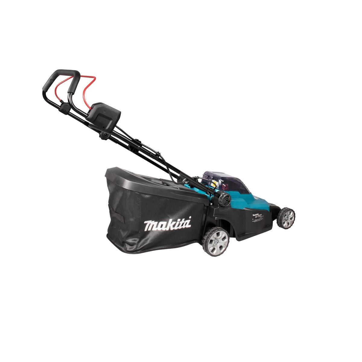 MAKITA RASAERBA BATTERIA 36V (18Vx2) 430mm 13 POSIZIONI DI TAGLIO 20-75mm SOLO CORPO MACCHINA DLM432Z
