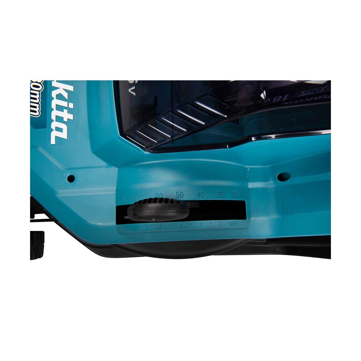 MAKITA RASAERBA BATTERIA 36V (18Vx2) 430mm 13 POSIZIONI DI TAGLIO 20-75mm SOLO CORPO MACCHINA DLM432Z