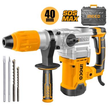 Ingco martello demolitore rotativo 1600w sds-max in valigia rh1600388