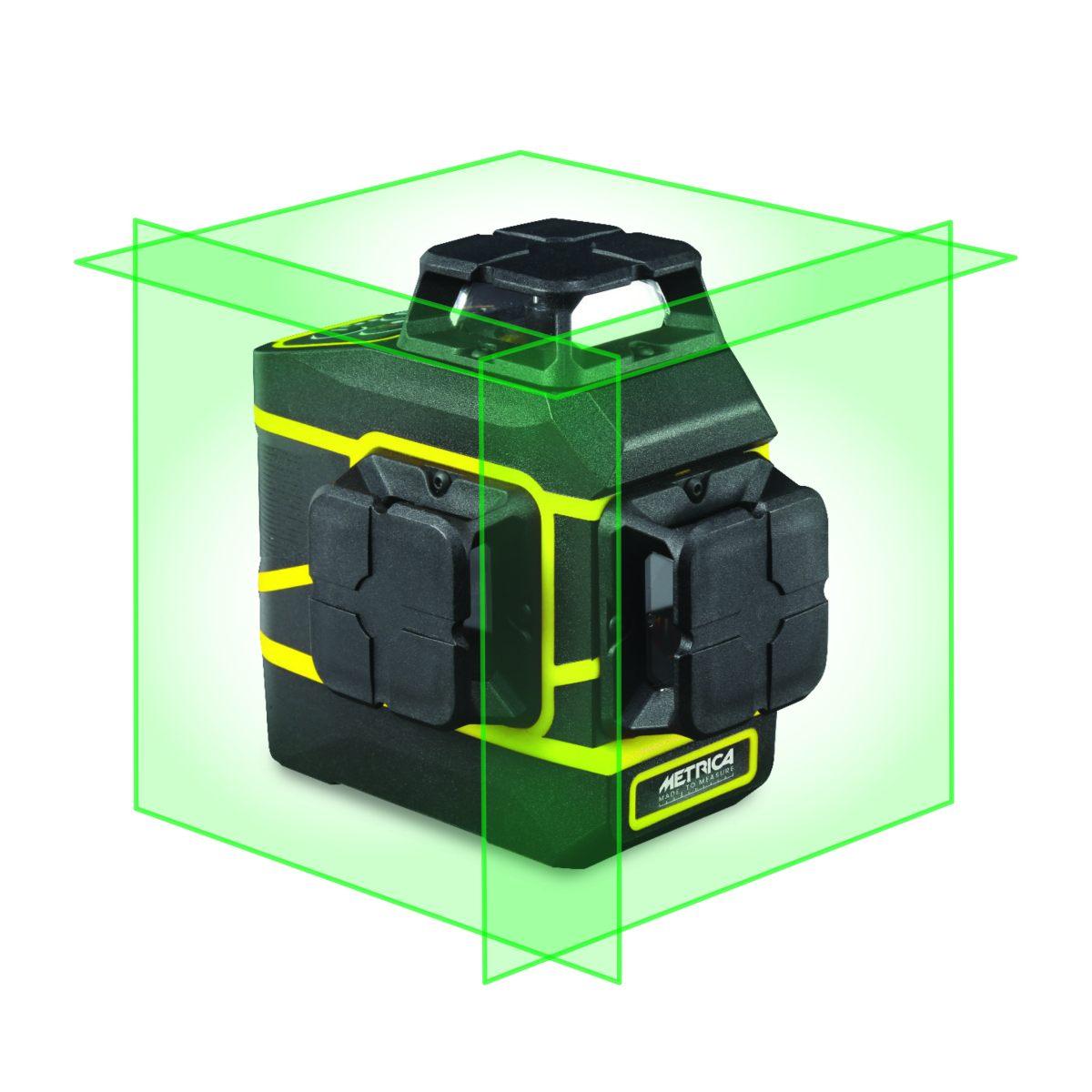 Metrica livella laser 3d green action linea verde