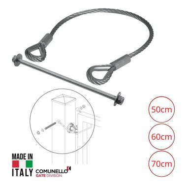 Sistema di sicurezza anticaduta per cancelli a battente