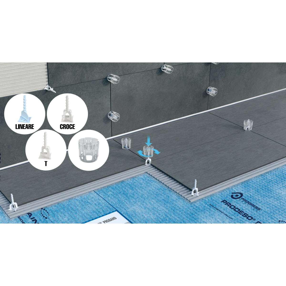 Distanziatori livellanti per pavimenti proleveling system progress