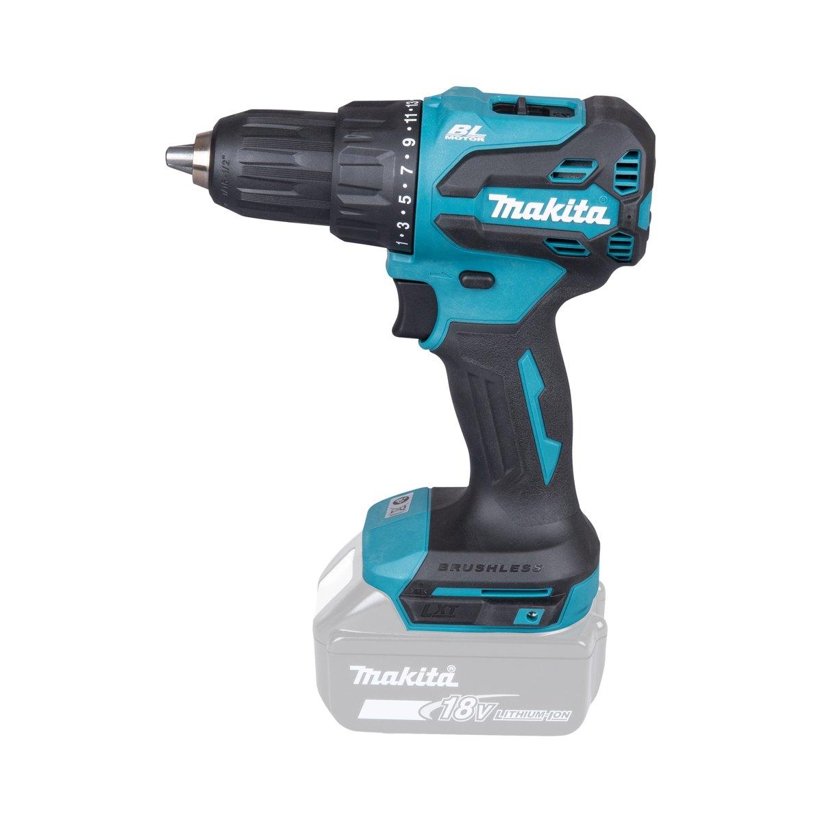 Makita trapano avvitatore a percussione a batteria 18v dhp490z solo corpo macchina