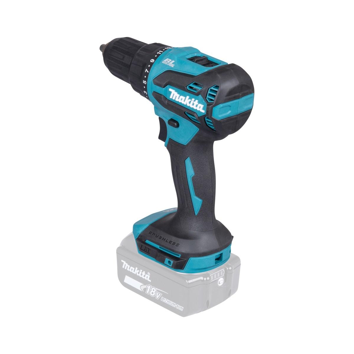 Makita trapano avvitatore a percussione a batteria 18v dhp490z solo corpo macchina