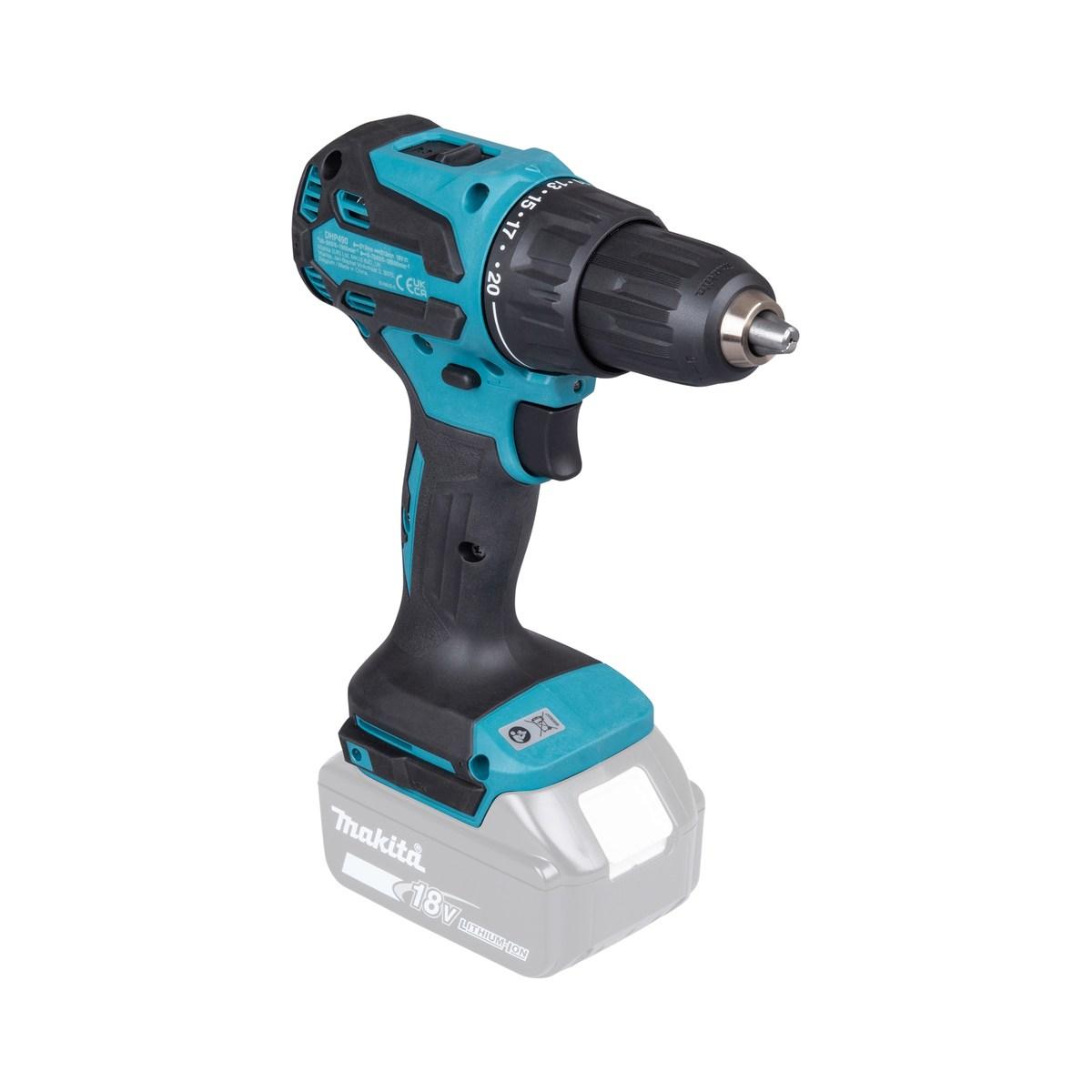 Makita trapano avvitatore a percussione a batteria 18v dhp490z solo corpo macchina