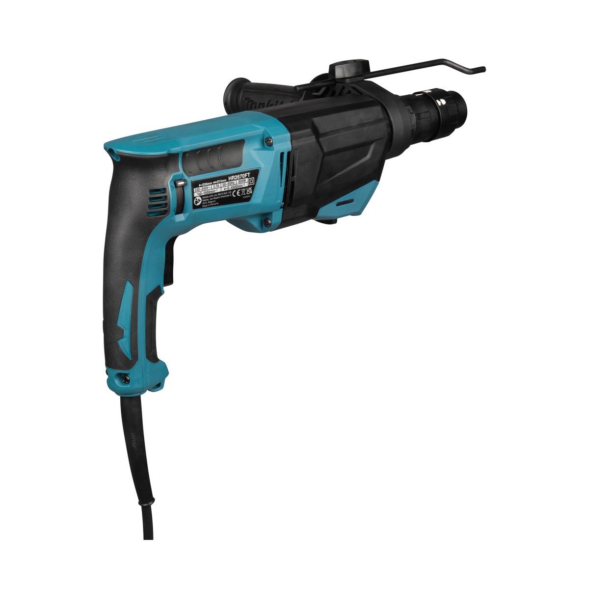 Makita tassellatore sds-plus hr2670 800w 3 funzioni + mandrino autoserrante in valigia