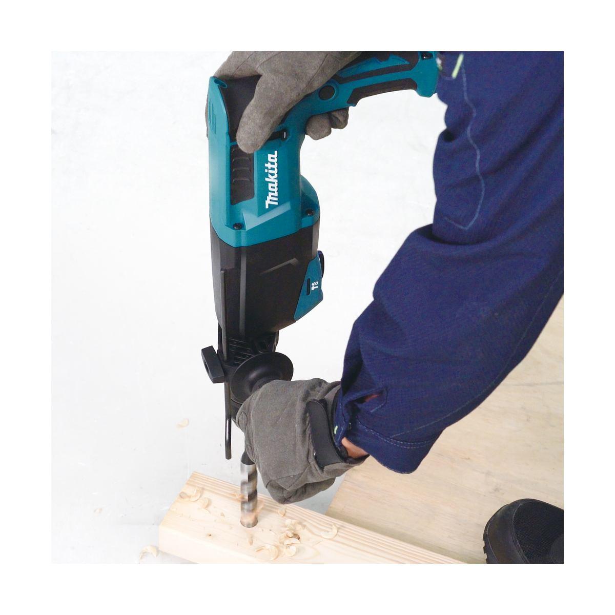 Makita tassellatore sds-plus hr2670 800w 3 funzioni + mandrino autoserrante in valigia