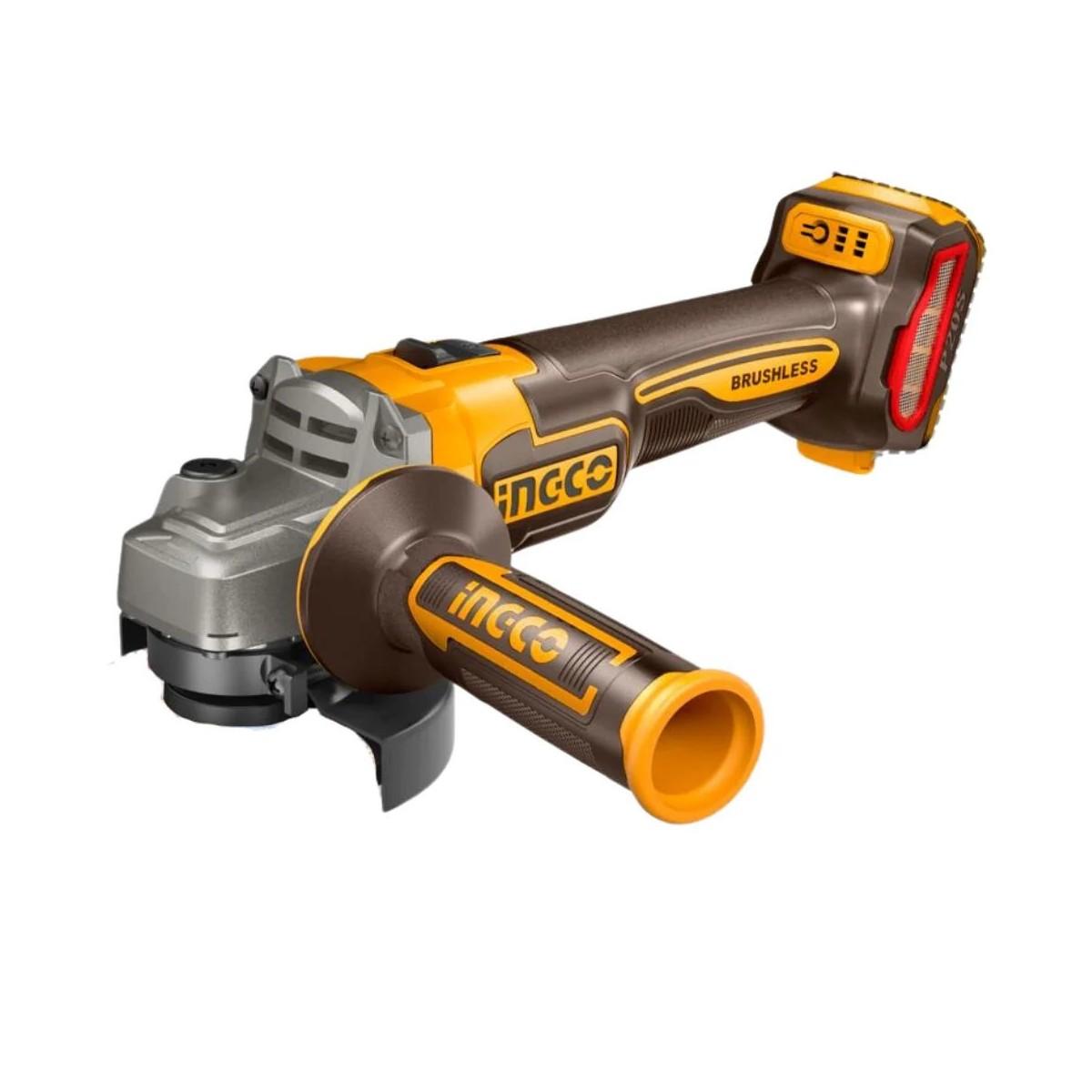 INGCO SMERIGLIATRICE A BATTERIA 20V CAGLI21154 IN VALIGIA CON 1 BATTERIA 4Ah E CARICATORE