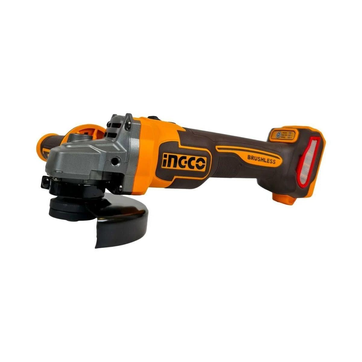 INGCO SMERIGLIATRICE A BATTERIA 20V CAGLI21154 IN VALIGIA CON 1 BATTERIA 4Ah E CARICATORE