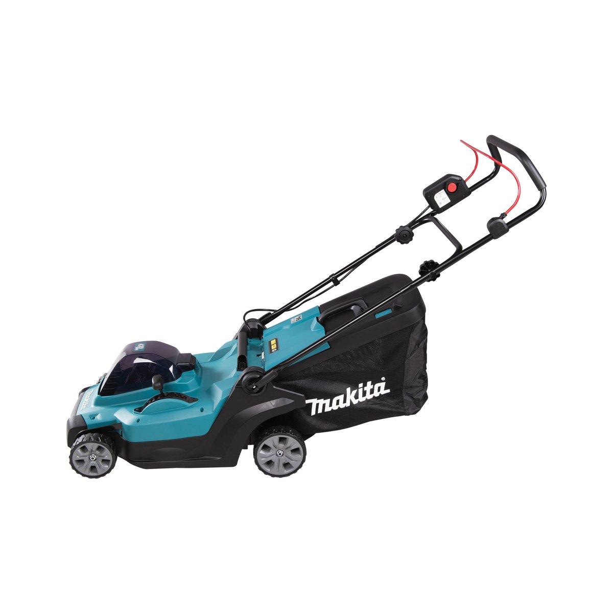 MAKITA RASAERBA A BATTERIA 40V LM004GM103 430mm 8 PISIZIONI TAGLIO 20-75mm CON 1 BATTERIA 4Ah E CARICATORE