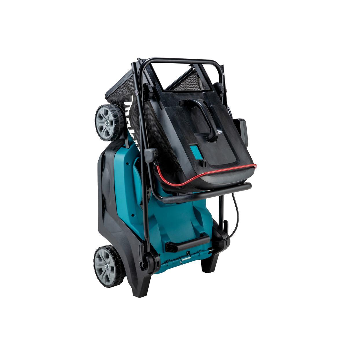 MAKITA RASAERBA A BATTERIA 40V LM004GM103 430mm 8 PISIZIONI TAGLIO 20-75mm CON 1 BATTERIA 4Ah E CARICATORE