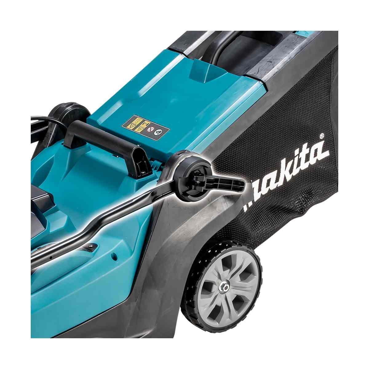 MAKITA RASAERBA A BATTERIA 40V LM004GM103 430mm 8 PISIZIONI TAGLIO 20-75mm CON 1 BATTERIA 4Ah E CARICATORE