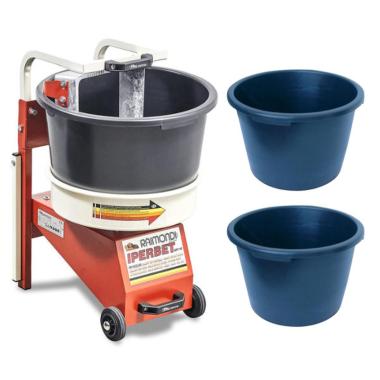 RAIMONDI BETONIERA IMPASTATRICE IPERBET CON 2 SECCHI DA 45lt