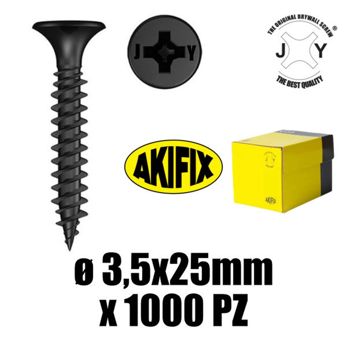 VITE AUTOFORANTE PER CARTONGESSO ø 3,5x25 mm [Conf. 1000 Pz]